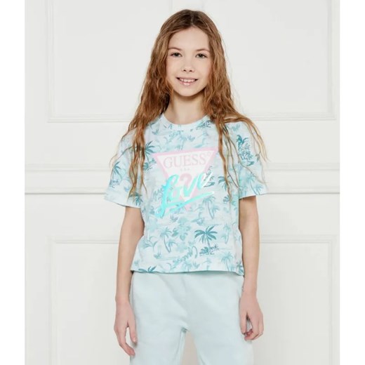 Guess T-shirt | Regular Fit ze sklepu Gomez Fashion Store w kategorii Bluzki dziewczęce - zdjęcie 184959989