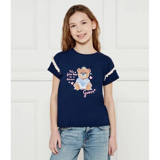 Guess T-shirt | Regular Fit ze sklepu Gomez Fashion Store w kategorii Bluzki dziewczęce - zdjęcie 184960007