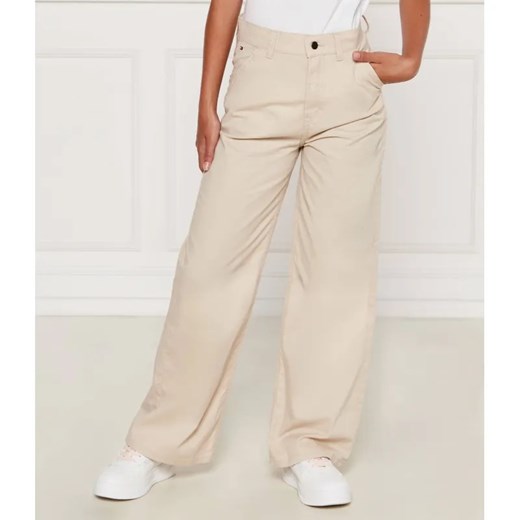 Tommy Hilfiger Spodnie MABEL | flare fit ze sklepu Gomez Fashion Store w kategorii Spodnie dziewczęce - zdjęcie 184960039