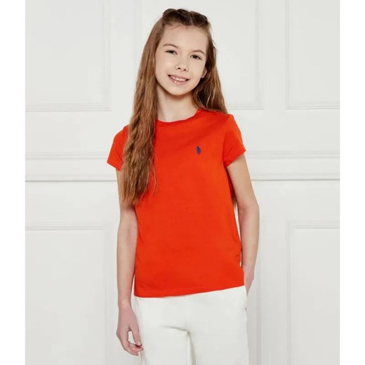 POLO RALPH LAUREN T-shirt | Regular Fit ze sklepu Gomez Fashion Store w kategorii Bluzki dziewczęce - zdjęcie 184960066
