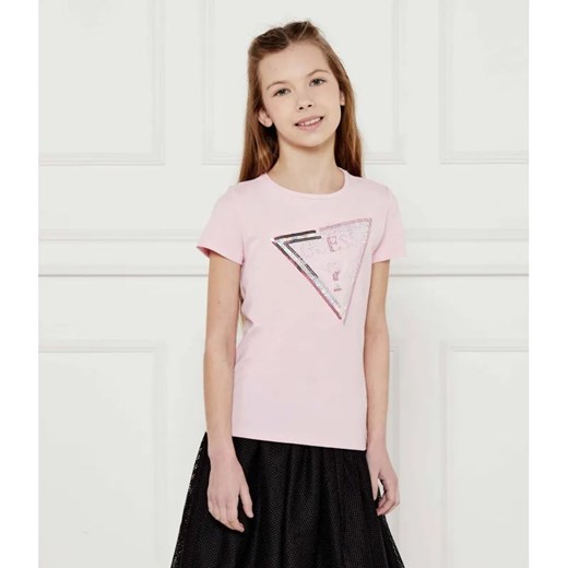 Guess T-shirt | Regular Fit ze sklepu Gomez Fashion Store w kategorii Bluzki dziewczęce - zdjęcie 184960068
