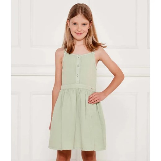 Guess Sukienka | z dodatkiem lnu ze sklepu Gomez Fashion Store w kategorii Sukienki dziewczęce - zdjęcie 184960089