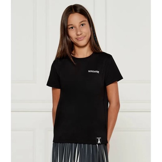 Patrizia Pepe T-shirt | Regular Fit ze sklepu Gomez Fashion Store w kategorii Bluzki dziewczęce - zdjęcie 184960107