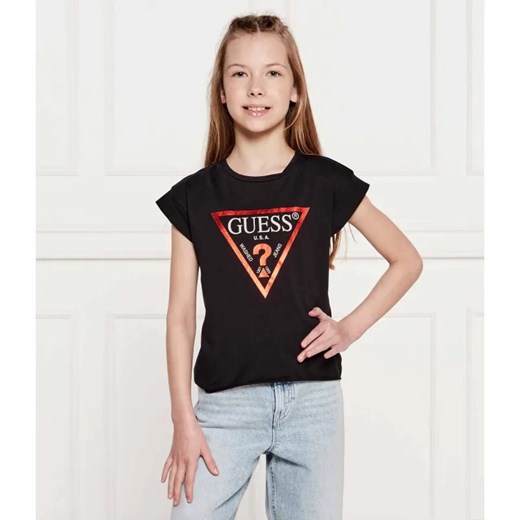 Guess T-shirt | Regular Fit ze sklepu Gomez Fashion Store w kategorii Bluzki dziewczęce - zdjęcie 184960135