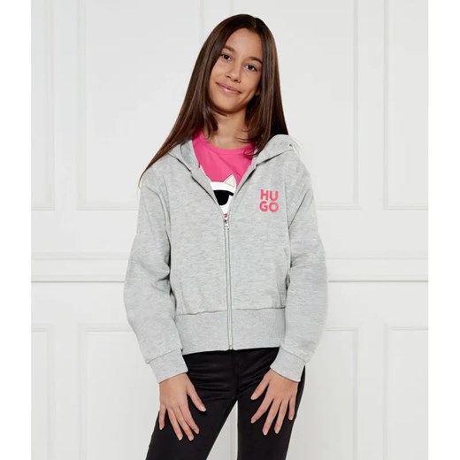 HUGO KIDS Bluza | Regular Fit ze sklepu Gomez Fashion Store w kategorii Bluzy dziewczęce - zdjęcie 184960148
