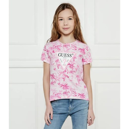Guess T-shirt | Regular Fit ze sklepu Gomez Fashion Store w kategorii Bluzki dziewczęce - zdjęcie 184960167
