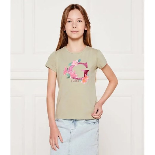 Guess T-shirt | Regular Fit ze sklepu Gomez Fashion Store w kategorii Bluzki dziewczęce - zdjęcie 184960169