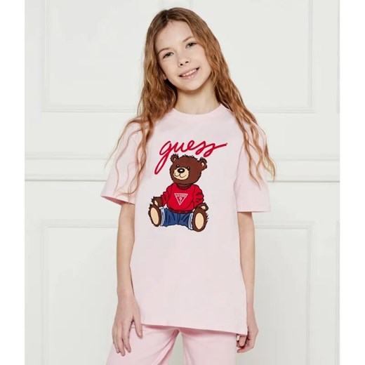 Guess T-shirt | Regular Fit ze sklepu Gomez Fashion Store w kategorii Bluzki dziewczęce - zdjęcie 184960188