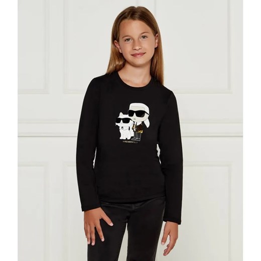 Karl Lagerfeld Kids Longsleeve | Regular Fit ze sklepu Gomez Fashion Store w kategorii Bluzki dziewczęce - zdjęcie 184960237