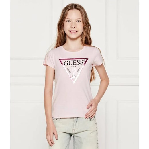 Guess T-shirt | Regular Fit ze sklepu Gomez Fashion Store w kategorii Bluzki dziewczęce - zdjęcie 184960245