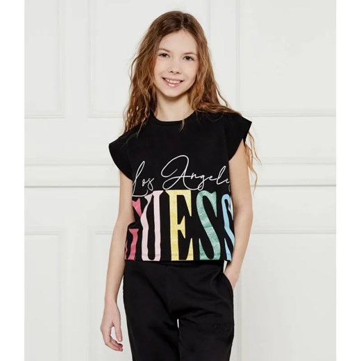 Guess T-shirt | Regular Fit ze sklepu Gomez Fashion Store w kategorii Bluzki dziewczęce - zdjęcie 184960255