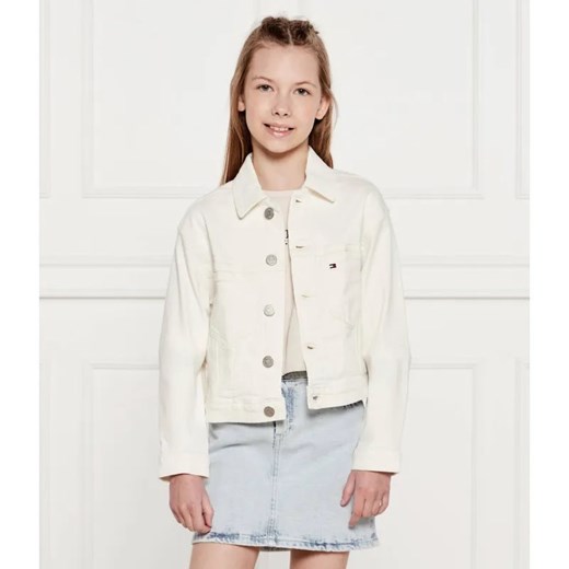 Tommy Hilfiger Jeansowa kurtka | Regular Fit ze sklepu Gomez Fashion Store w kategorii Kurtki dziewczęce - zdjęcie 184960256