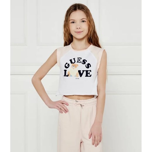 Guess T-shirt | Cropped Fit ze sklepu Gomez Fashion Store w kategorii Bluzki dziewczęce - zdjęcie 184960306