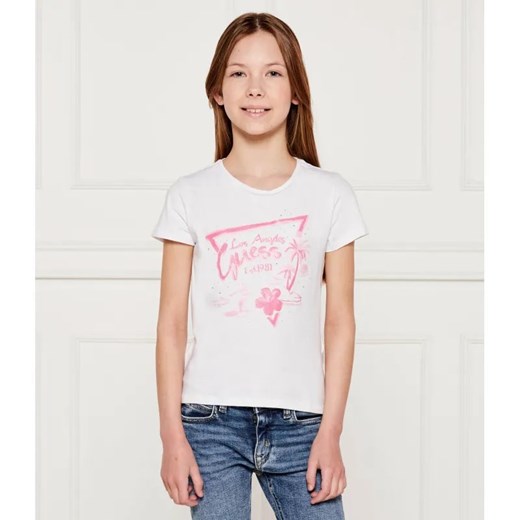 Guess T-shirt | Regular Fit ze sklepu Gomez Fashion Store w kategorii Bluzki dziewczęce - zdjęcie 184960326