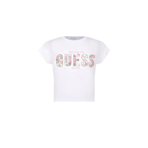 Guess T-shirt | Regular Fit ze sklepu Gomez Fashion Store w kategorii Bluzki dziewczęce - zdjęcie 184960377
