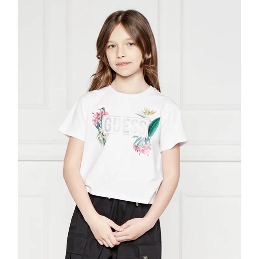 Guess T-shirt | Regular Fit ze sklepu Gomez Fashion Store w kategorii Bluzki dziewczęce - zdjęcie 184960378