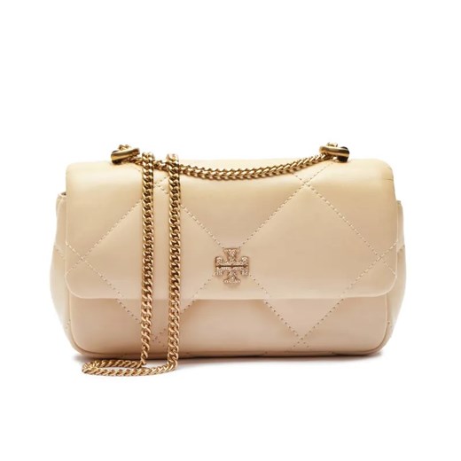 TORY BURCH Skórzana torebka na ramię Kira Diamond ze sklepu Gomez Fashion Store w kategorii Listonoszki - zdjęcie 184960755