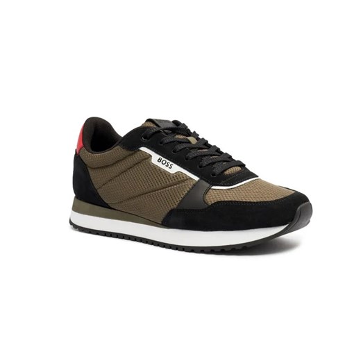 BOSS BLACK Sneakersy KAI_RUNN_MESD | z dodatkiem skóry ze sklepu Gomez Fashion Store w kategorii Buty sportowe męskie - zdjęcie 184960798