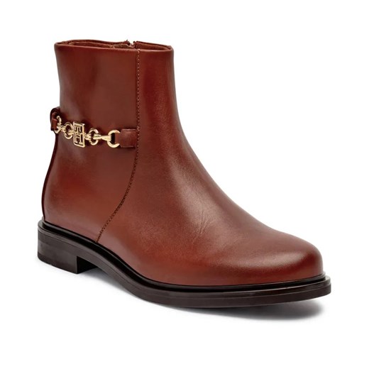 Tommy Hilfiger Skórzane botki ze sklepu Gomez Fashion Store w kategorii Botki - zdjęcie 184960885