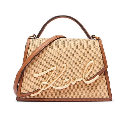 Karl Lagerfeld Kuferek K/SIGNATURE 2.0 | z dodatkiem skóry ze sklepu Gomez Fashion Store w kategorii Kuferki - zdjęcie 184960926