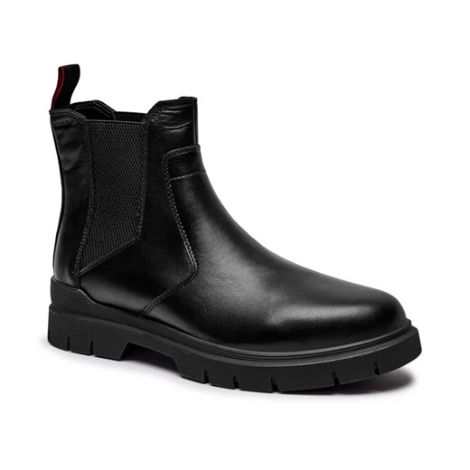 HUGO Skórzane sztyblety Ryan ze sklepu Gomez Fashion Store w kategorii Buty zimowe męskie - zdjęcie 184961035