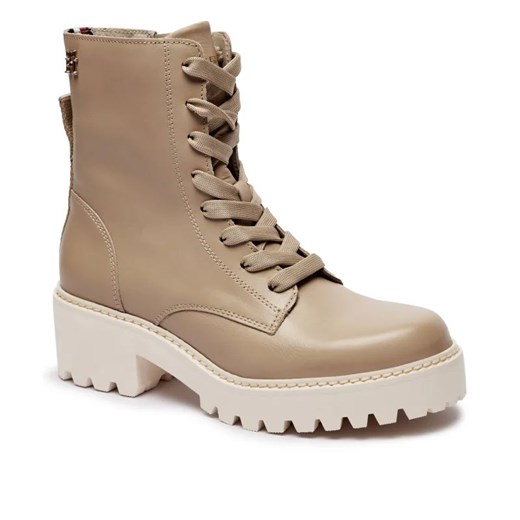Tommy Hilfiger Skórzane botki CHIC ze sklepu Gomez Fashion Store w kategorii Workery damskie - zdjęcie 184961059