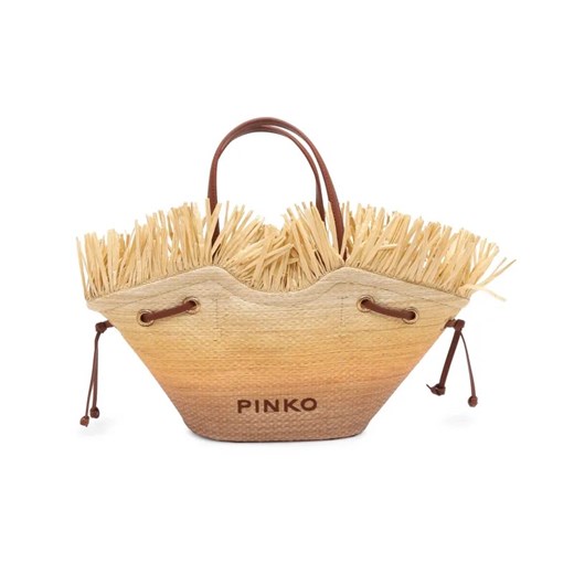 Pinko Torba plażowa PAGODA | z dodatkiem skóry ze sklepu Gomez Fashion Store w kategorii Torby letnie - zdjęcie 184961088