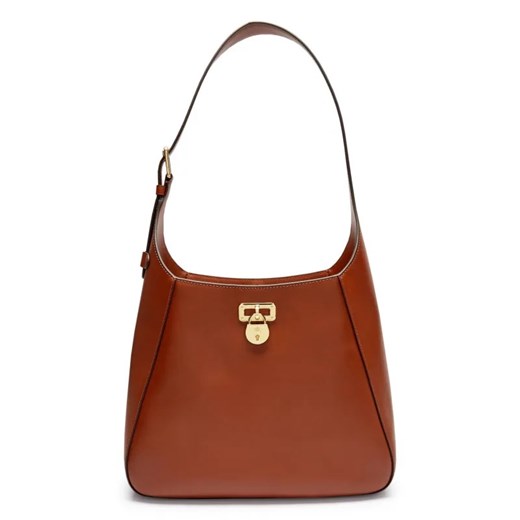 LAUREN RALPH LAUREN Skórzane hobo TANNER ze sklepu Gomez Fashion Store w kategorii Torebki hobo - zdjęcie 184961229