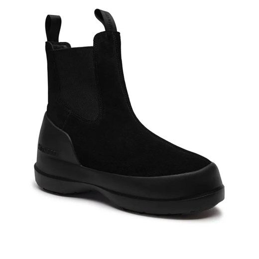Moon Boot Skórzane sztyblety LUNA ze sklepu Gomez Fashion Store w kategorii Botki - zdjęcie 184961267