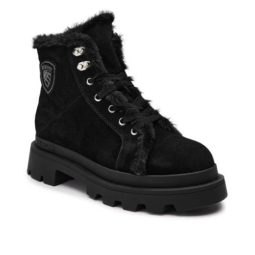 BLAUER Skórzane trapery KIMMEL 06 ze sklepu Gomez Fashion Store w kategorii Workery damskie - zdjęcie 184961379