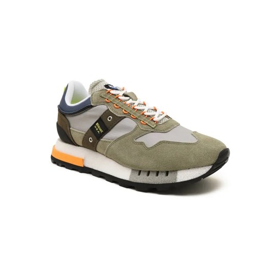 BLAUER Sneakersy Heron | z dodatkiem skóry ze sklepu Gomez Fashion Store w kategorii Buty sportowe męskie - zdjęcie 184961449
