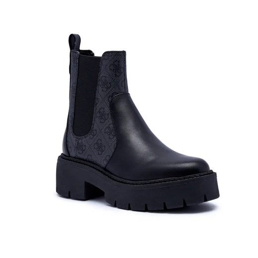 Guess Sztyblety | z dodatkiem skóry ze sklepu Gomez Fashion Store w kategorii Botki - zdjęcie 184961458