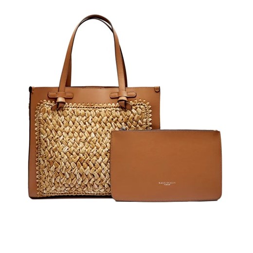 GIANNI CHIARINI Shopperka + saszetka MARCELLA | z dodatkiem skóry ze sklepu Gomez Fashion Store w kategorii Torby Shopper bag - zdjęcie 184961749