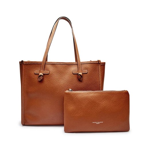 GIANNI CHIARINI Skórzana shopperka + saszetka Marcella ze sklepu Gomez Fashion Store w kategorii Torby Shopper bag - zdjęcie 184961778