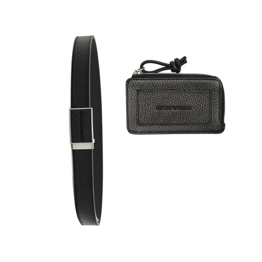 Emporio Armani Skórzany pasek + saszetka ze sklepu Gomez Fashion Store w kategorii Paski męskie - zdjęcie 184962127