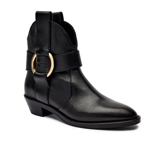 See By Chloé Skórzane kowbojki ze sklepu Gomez Fashion Store w kategorii Botki - zdjęcie 184962166