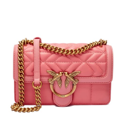 Pinko Skórzana torebka na ramię Quilted Love Birds ze sklepu Gomez Fashion Store w kategorii Listonoszki - zdjęcie 184962347