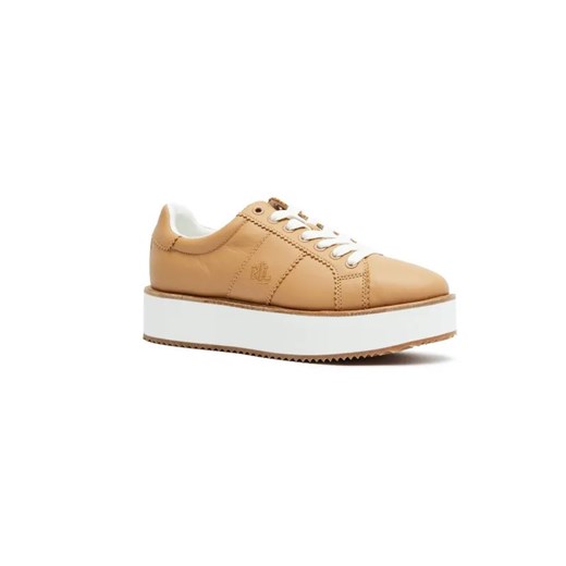 LAUREN RALPH LAUREN Skórzane sneakersy AMELIA ze sklepu Gomez Fashion Store w kategorii Buty sportowe damskie - zdjęcie 184962357