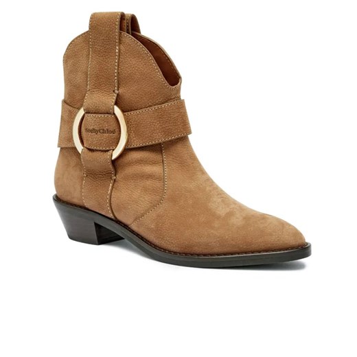 See By Chloé Skórzane kowbojki ze sklepu Gomez Fashion Store w kategorii Botki - zdjęcie 184962358