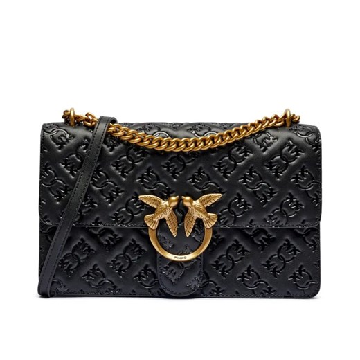 Pinko Skórzana torebka na ramię LOVE ONE CLASSIC DC ze sklepu Gomez Fashion Store w kategorii Listonoszki - zdjęcie 184962396