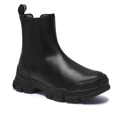Love Moschino Skórzane sztyblety ze sklepu Gomez Fashion Store w kategorii Botki - zdjęcie 184962418