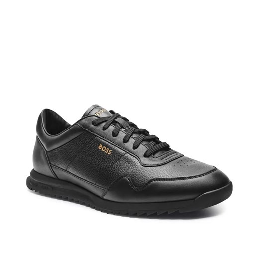 BOSS BLACK Skórzane sneakersy Zayn_Lowp_lttb ze sklepu Gomez Fashion Store w kategorii Buty sportowe męskie - zdjęcie 184962436