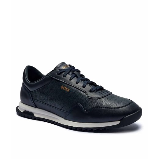 BOSS BLACK Skórzane sneakersy Zayn_Lowp_lttb ze sklepu Gomez Fashion Store w kategorii Buty sportowe męskie - zdjęcie 184962467