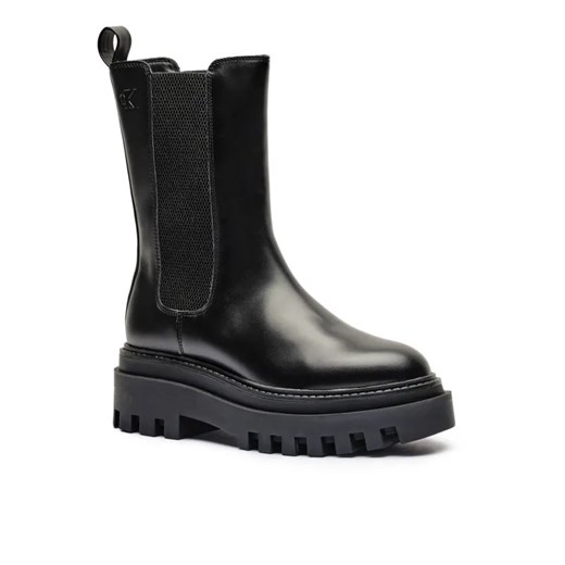 Calvin Klein Jeans Skórzane botki CHELSEA ze sklepu Gomez Fashion Store w kategorii Botki - zdjęcie 184962568