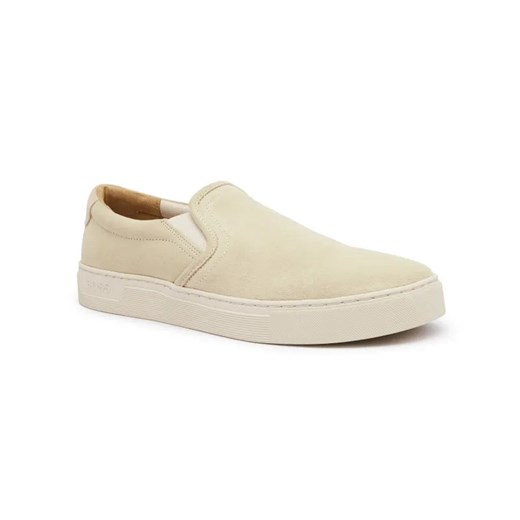 BOSS BLACK Skórzane slip on ze sklepu Gomez Fashion Store w kategorii Trampki męskie - zdjęcie 184962627