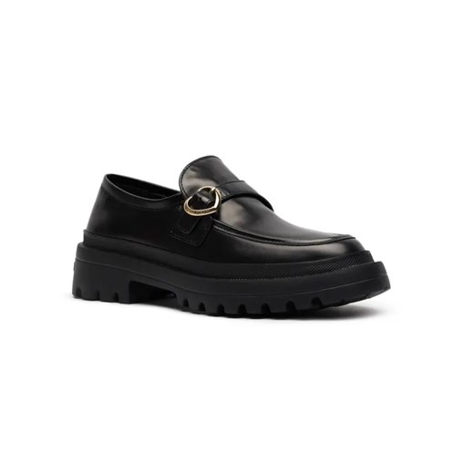 Love Moschino Skórzane loafersy ze sklepu Gomez Fashion Store w kategorii Półbuty damskie - zdjęcie 184962685