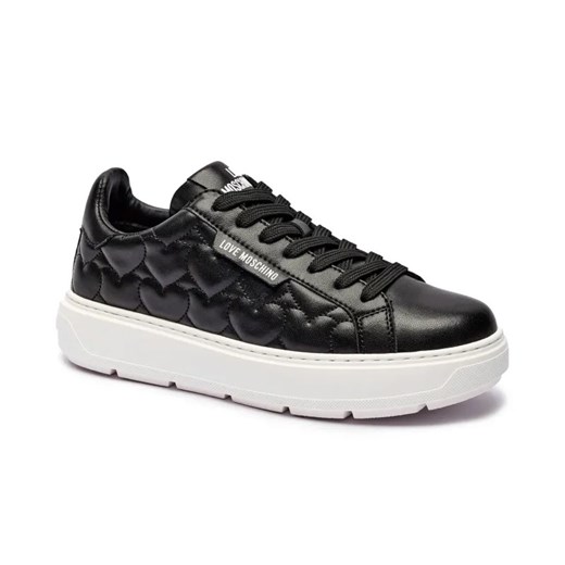 Love Moschino Skórzane sneakersy ze sklepu Gomez Fashion Store w kategorii Buty sportowe damskie - zdjęcie 184962916