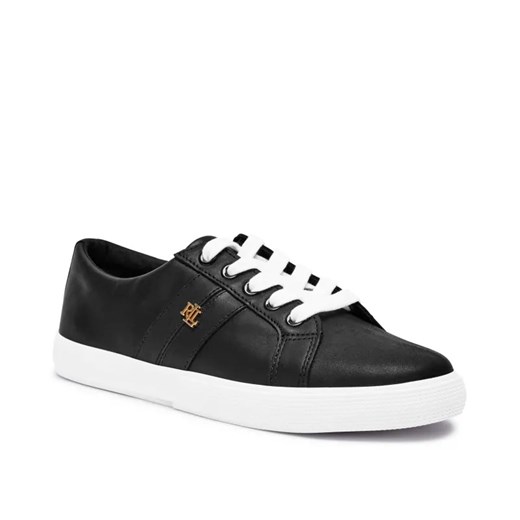 LAUREN RALPH LAUREN Skórzane sneakersy JANSON ze sklepu Gomez Fashion Store w kategorii Buty sportowe damskie - zdjęcie 184963009