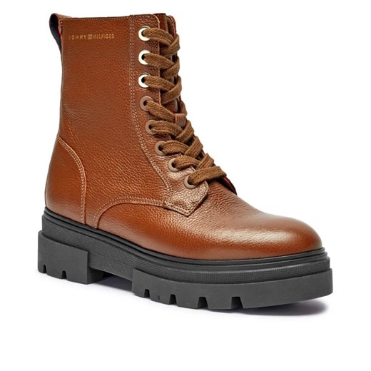 Tommy Hilfiger Skórzane botki ze sklepu Gomez Fashion Store w kategorii Workery damskie - zdjęcie 184963069