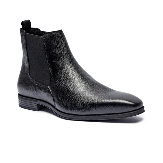 BOSS BLACK Skórzane sztyblety Theon ze sklepu Gomez Fashion Store w kategorii Buty zimowe męskie - zdjęcie 184963119